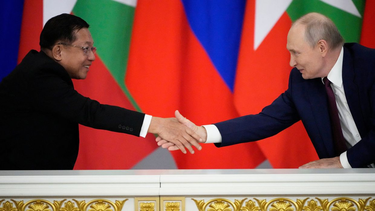 Putin Signals Deepening Strategic Partnership with Myanmar's Military Leadership