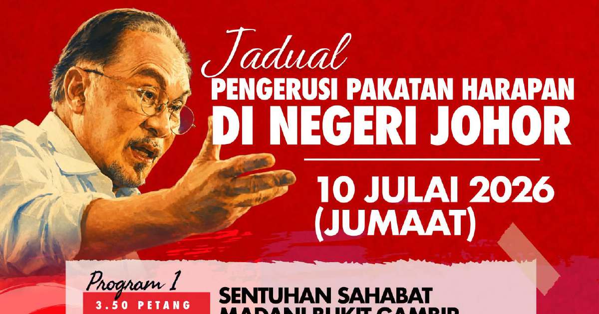 Anwar Makes Final Push for Pakatan Harapan Support as Johor Election Looms