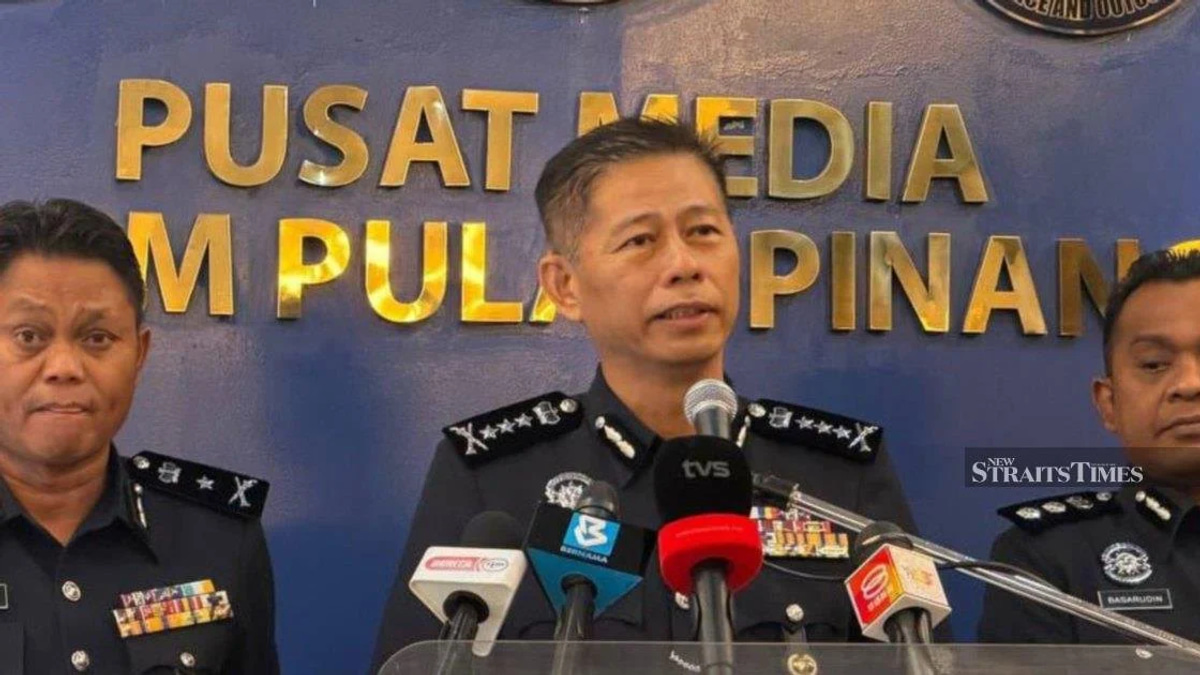Penang Police Smash Liquid Methamphetamine Ring with Major Drug Haul Worth RM450,000
