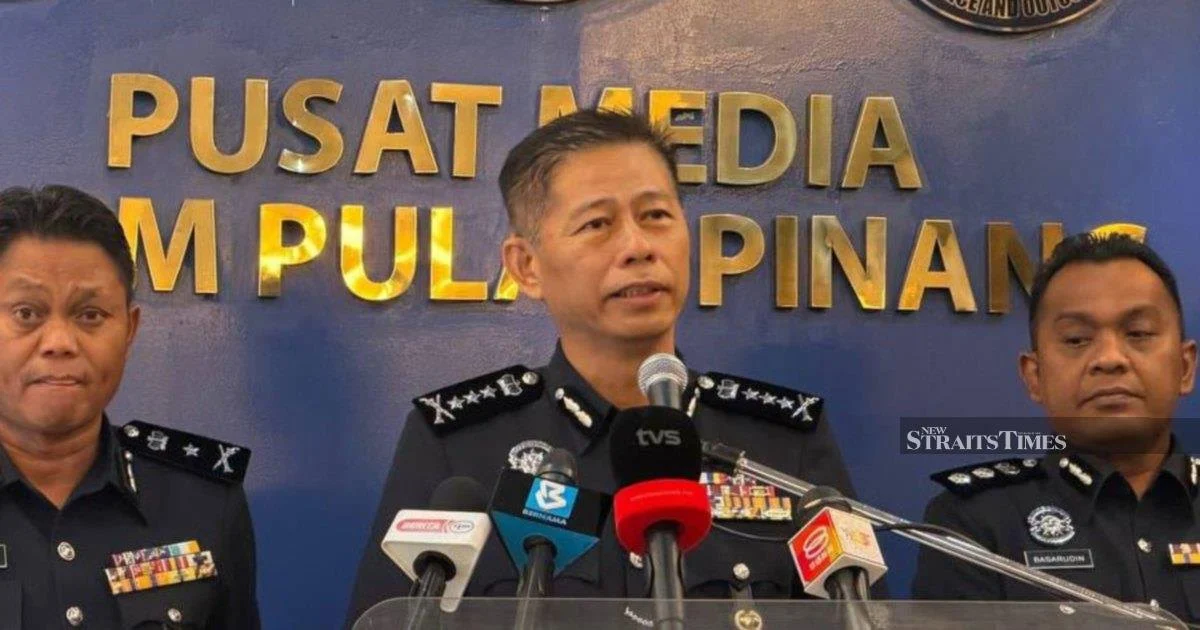 Penang Police Smash Liquid Methamphetamine Ring with Major Drug Haul Worth RM450,000