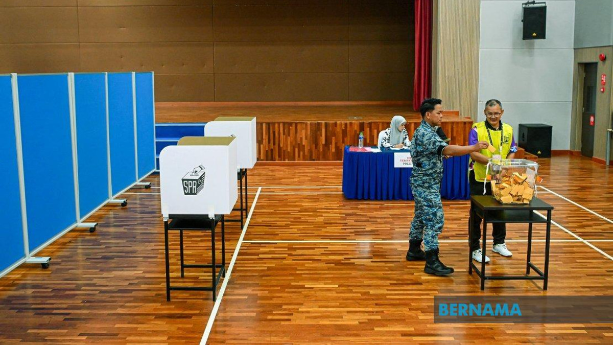 Negeri Sembilan Early Voting Progresses Smoothly as Polling Centres Close on Schedule