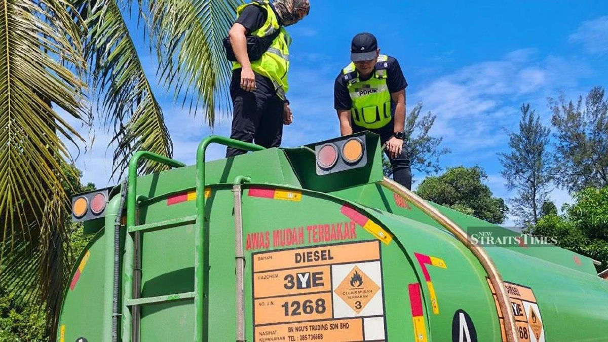 Illegal Diesel Operation Dismantled in Miri; 15,000 Litres Confiscated