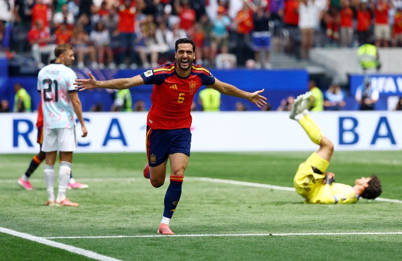 Merino's Late Strike Sends Spain Past Injury-Hit Belgium into World Cup Semi-Finals
