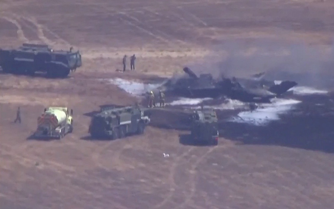 US Marine F-35B Fighter Jet Crashes Near San Diego; Pilot Safely Ejected