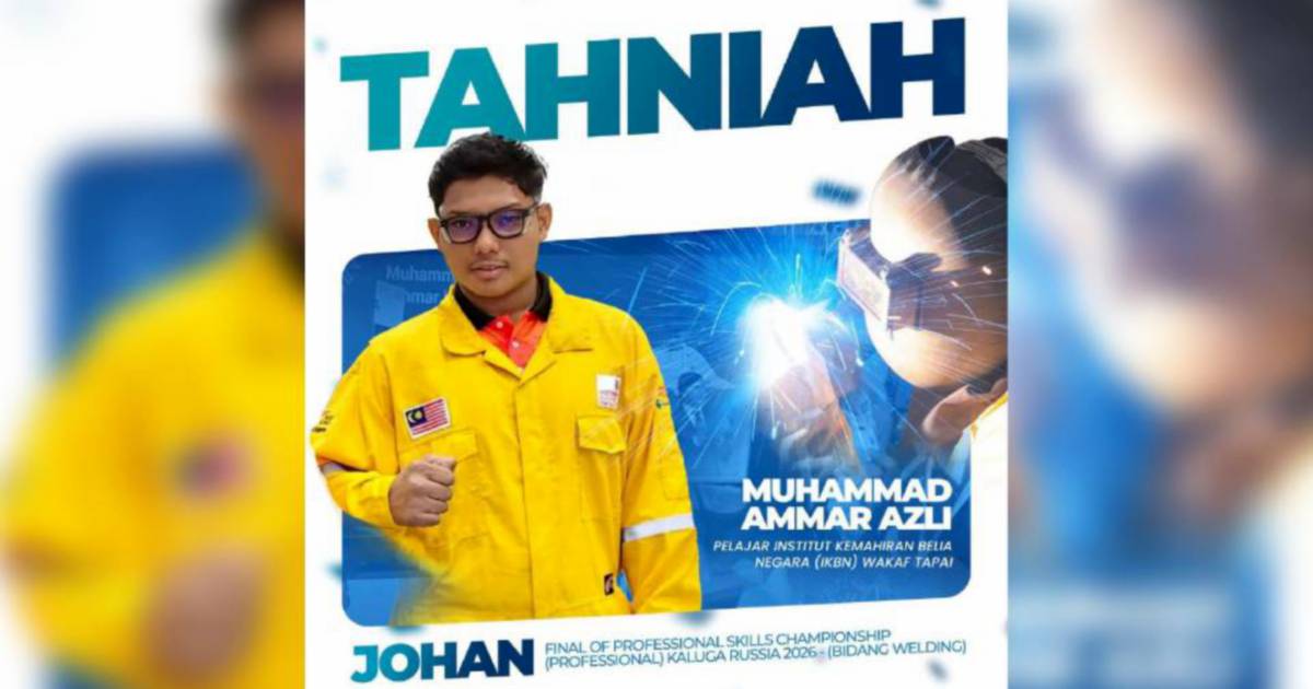 Ahmad Zahid hails welding champion from Wakaf Tapai skills institute