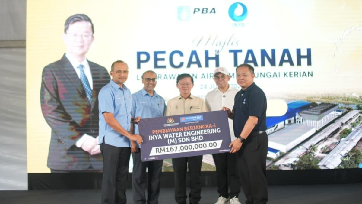Bank Rakyat Finances RM167 Million Water Treatment Plant for Seberang Perai