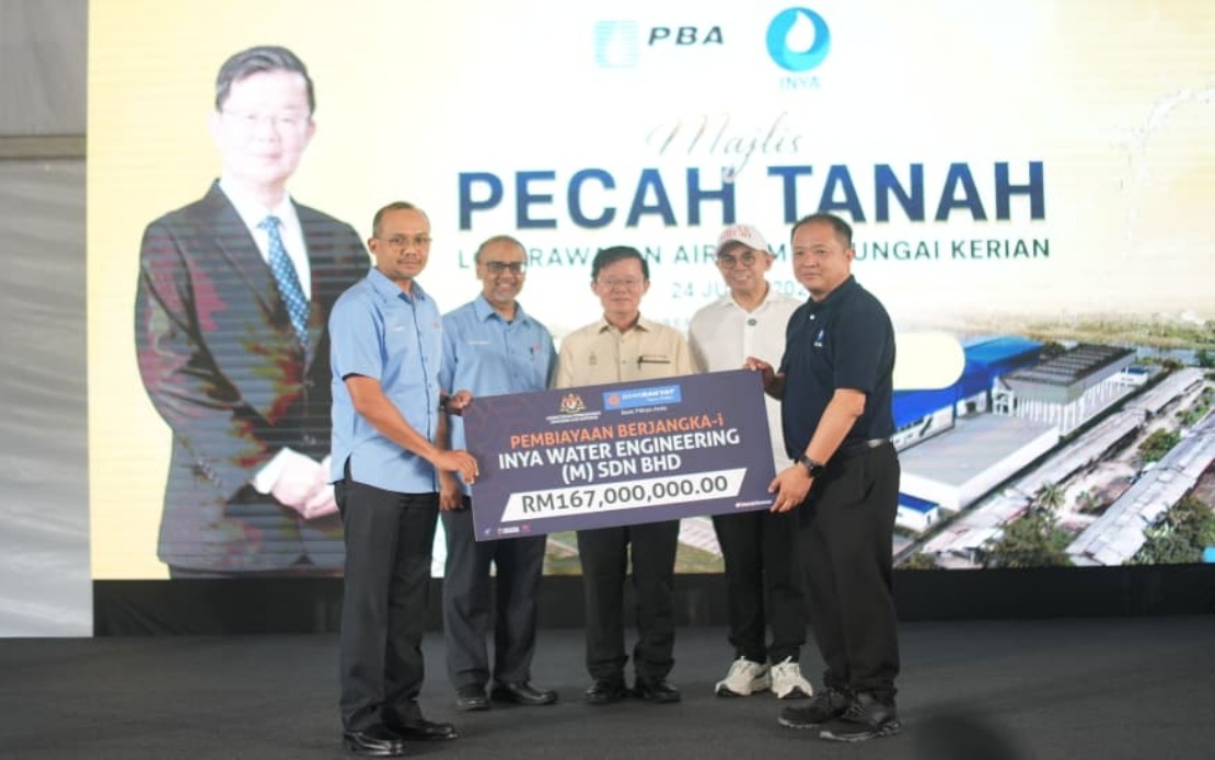 Bank Rakyat Finances RM167 Million Water Treatment Plant for Seberang Perai