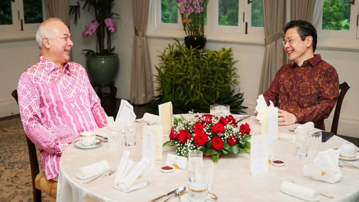 Sultan Nazrin and Singapore PM Wong Discuss Regional Cooperation and Bilateral Ties