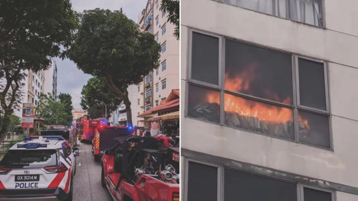 Singapore condo residents evacuated after charging e-bike battery ignites fire
