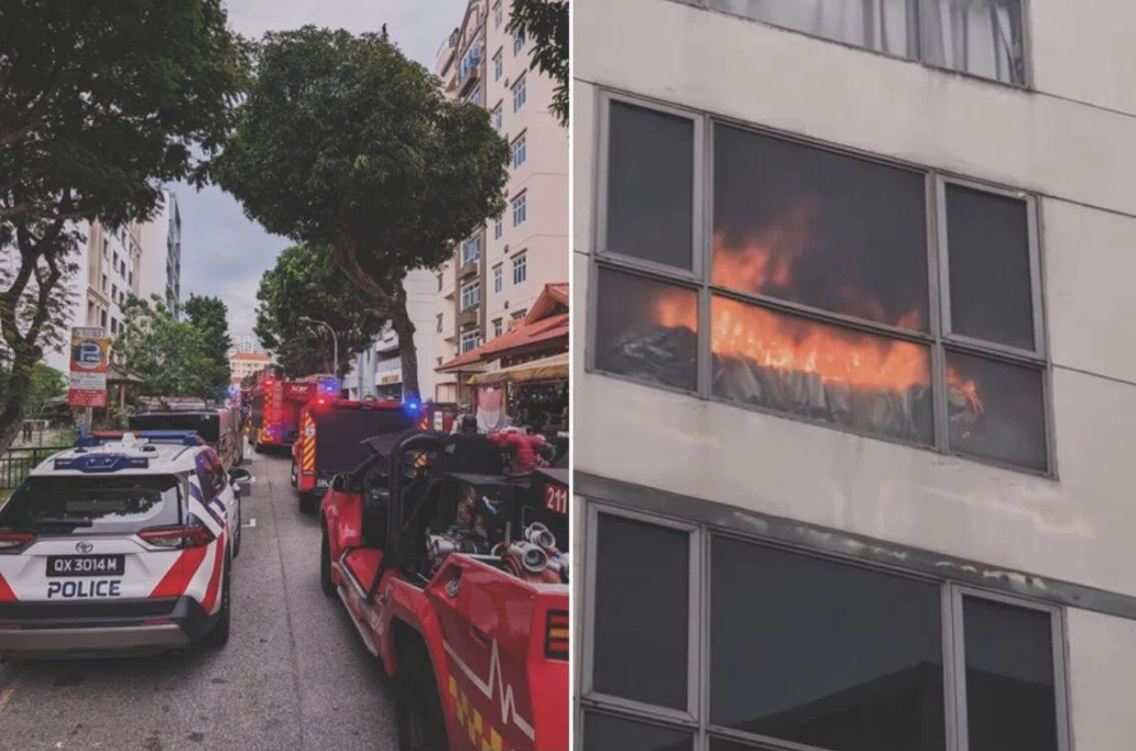 Singapore condo residents evacuated after charging e-bike battery ignites fire