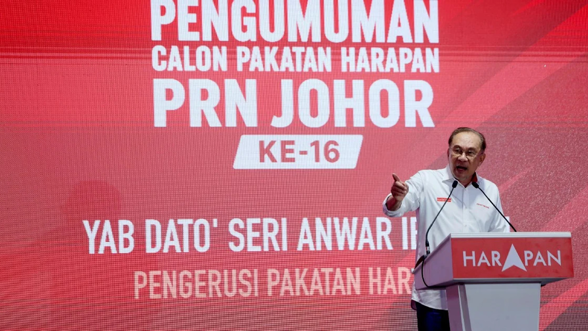 Anwar Calls on Johor Leadership to Demand Answers from BN and PN over Revenue Disputes