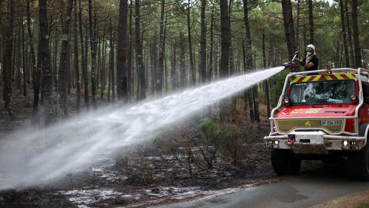 France Arrests Over 300 People Linked to Wildfire Crisis as Gironde Blaze Nears Control