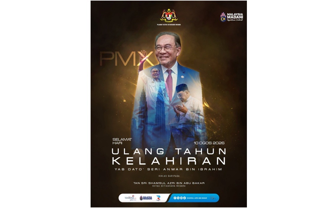 KSN Extends Birthday Greetings to PM Anwar on His 79th