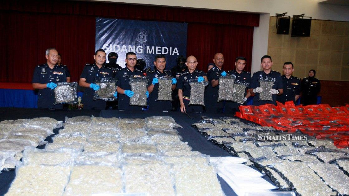 Police Bust Major Drug Trafficking Network, Seize 600kg Worth RM37.5 Million