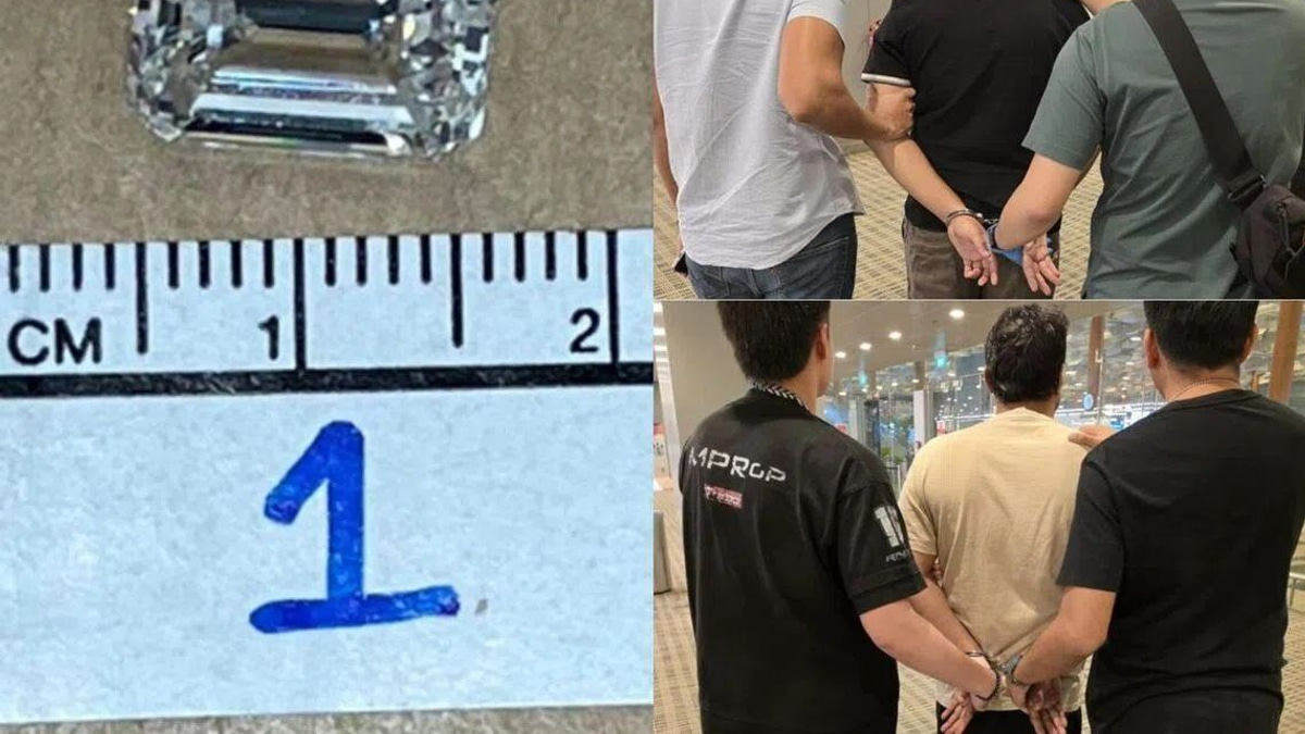 Indian tourist jailed two years for S$200,000 diamond heist at Singapore jewellery store