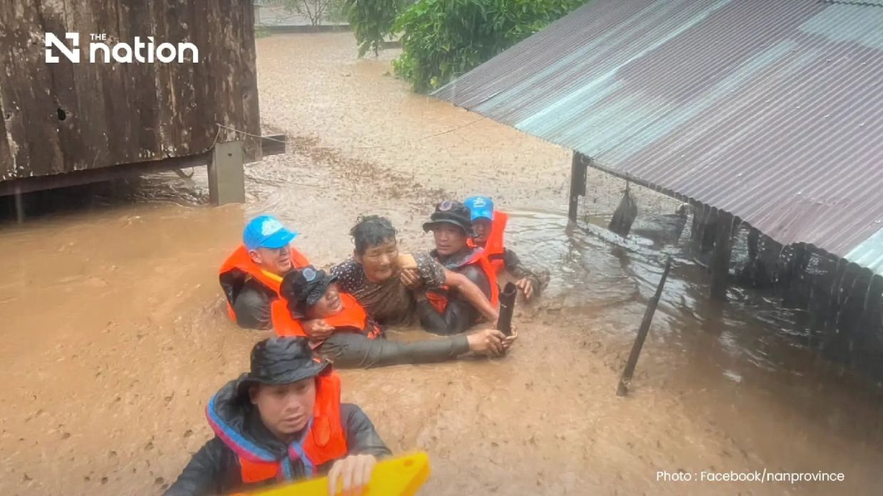 Deadly floods sweep through Thailand's Nan province, displacing thousands
