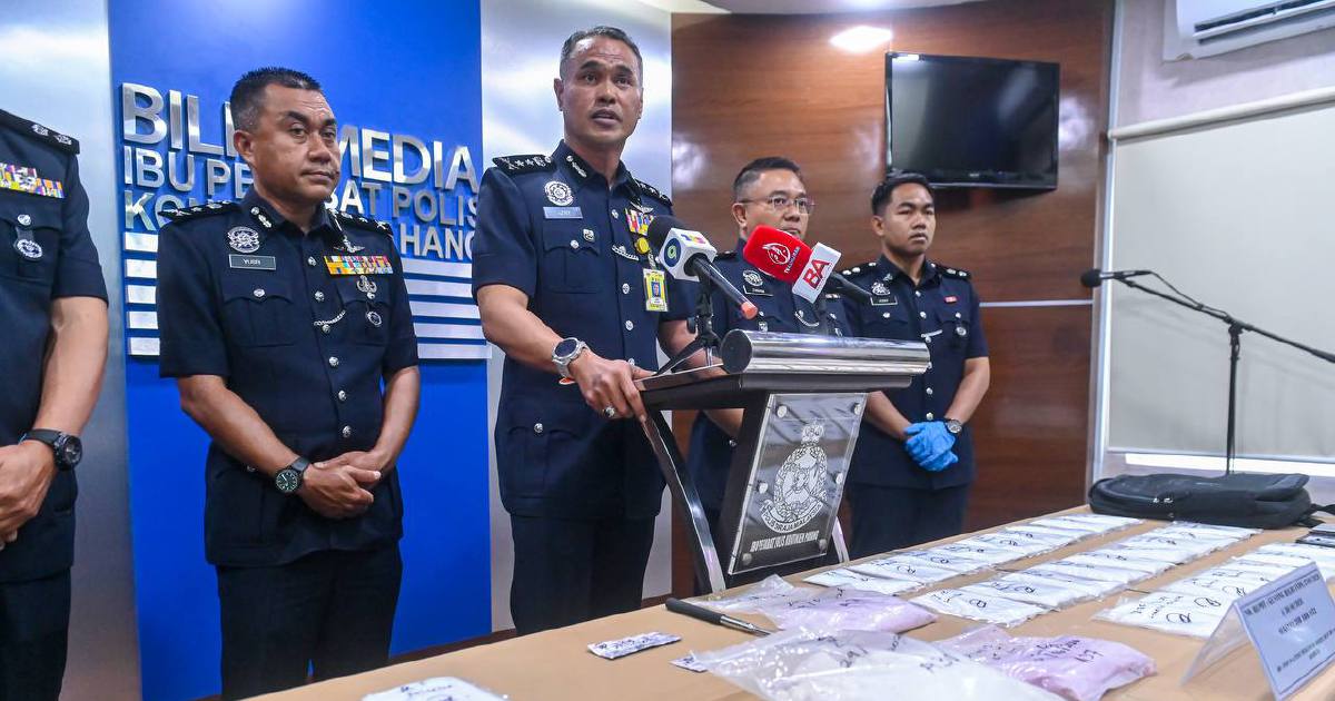 Thai Woman and Partner Held in RM728,000 Drug Seizure in Bentong