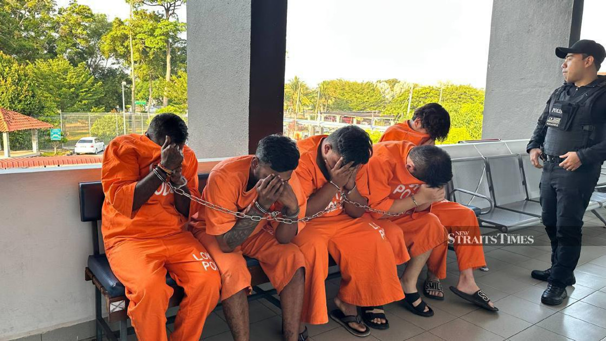 Four men charged with murder of businessman found in Sungai Tanjung Sembrong
