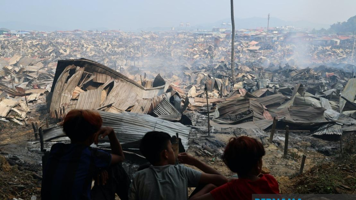 Sabah Allocates RM3,000 Per Household for Kampung Lok Buta Fire Victims