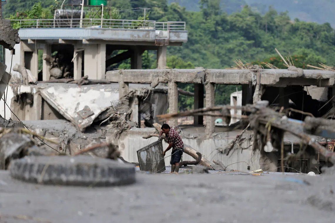 Nepal and China brace for secondary flooding threat as glacier-burst lakes risk catastrophic overflow