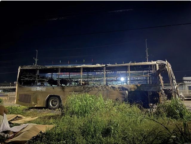 Seven killed in sleeper bus fire on Vietnam's National Highway 1