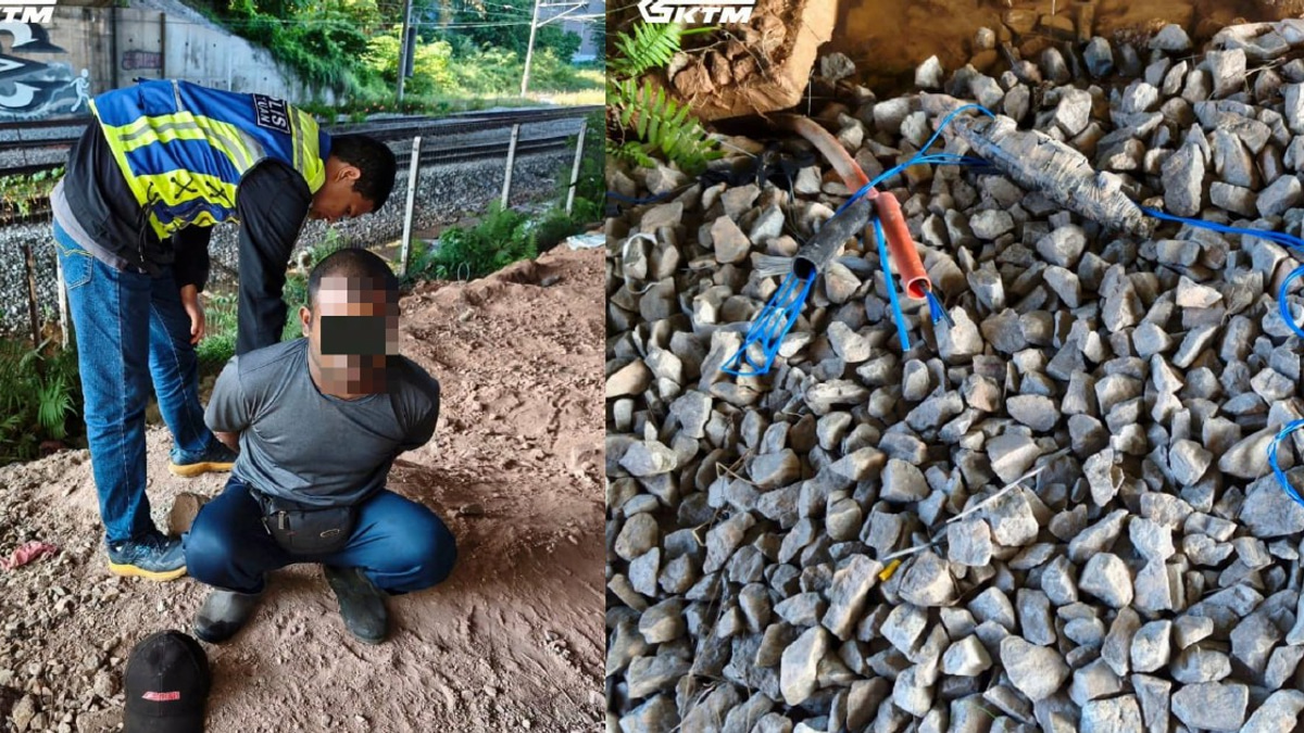 Two arrested after attempting to steal railway cables in Shah Alam