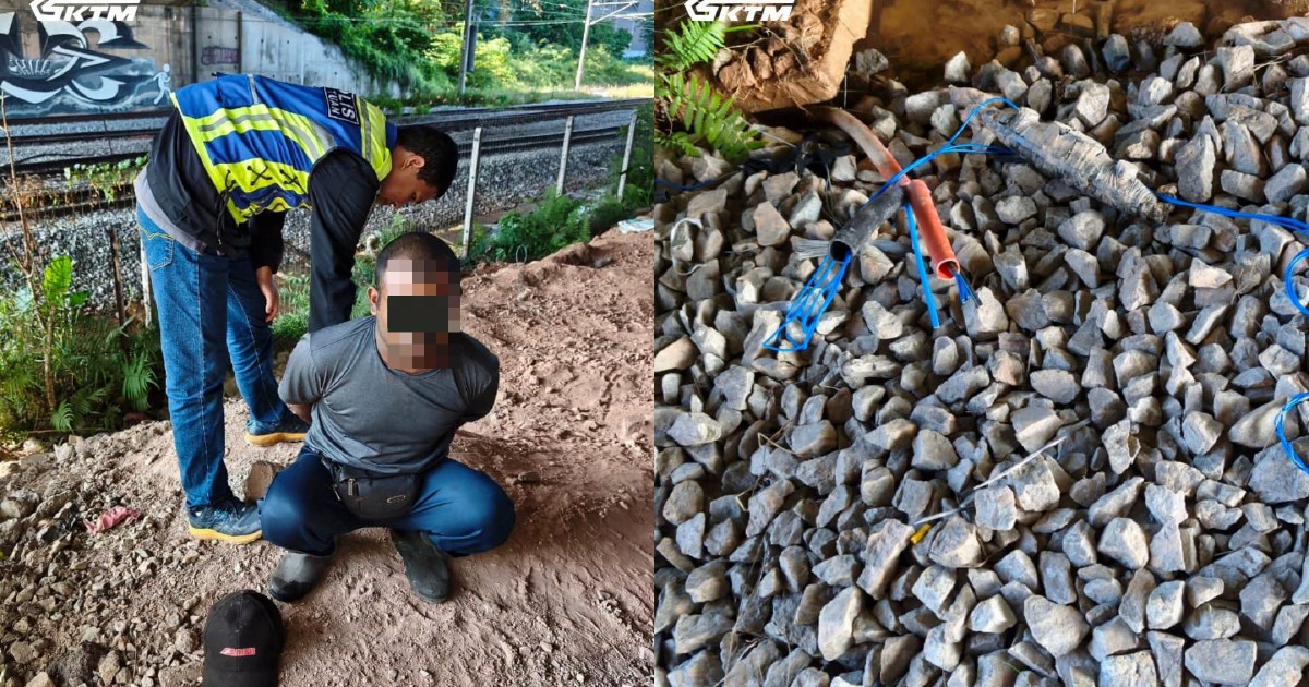 Two arrested after attempting to steal railway cables in Shah Alam