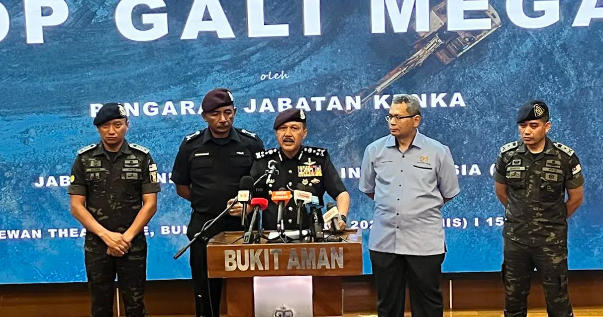 99 Arrested and RM119 Million in Assets Seized in Crackdown on Illegal Mining Operations