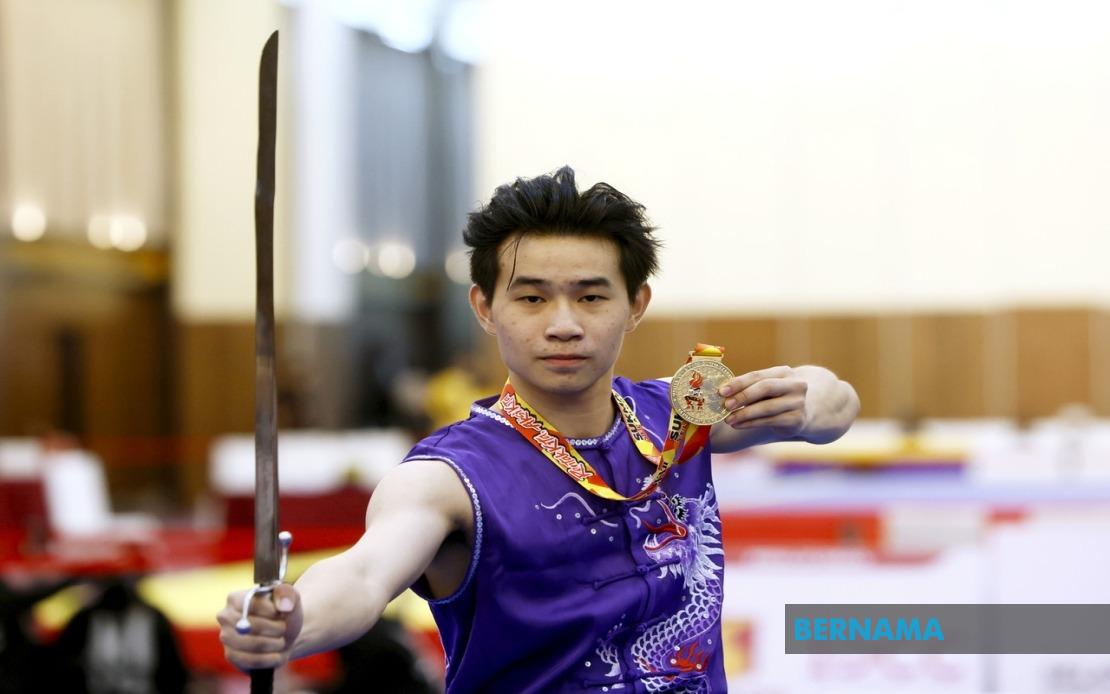 Wee Din Jun Claims Gold in Final SUKMA Bow Despite Hip Injury