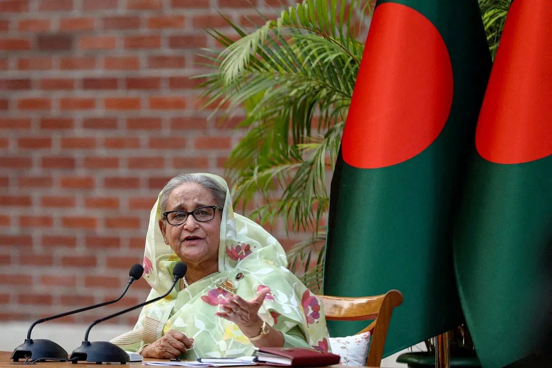 Bangladesh Demands India Clarify Position on Exiled Hasina's New Delhi Speech