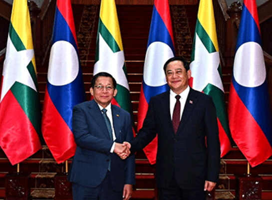 Myanmar and Laos Deepen Ties as President Min Aung Hlaing Makes Historic State Visit