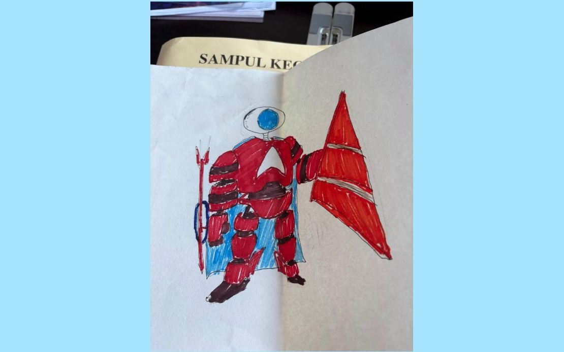 Special Needs Child's Drawing Becomes Treasured Keepsake for Anwar