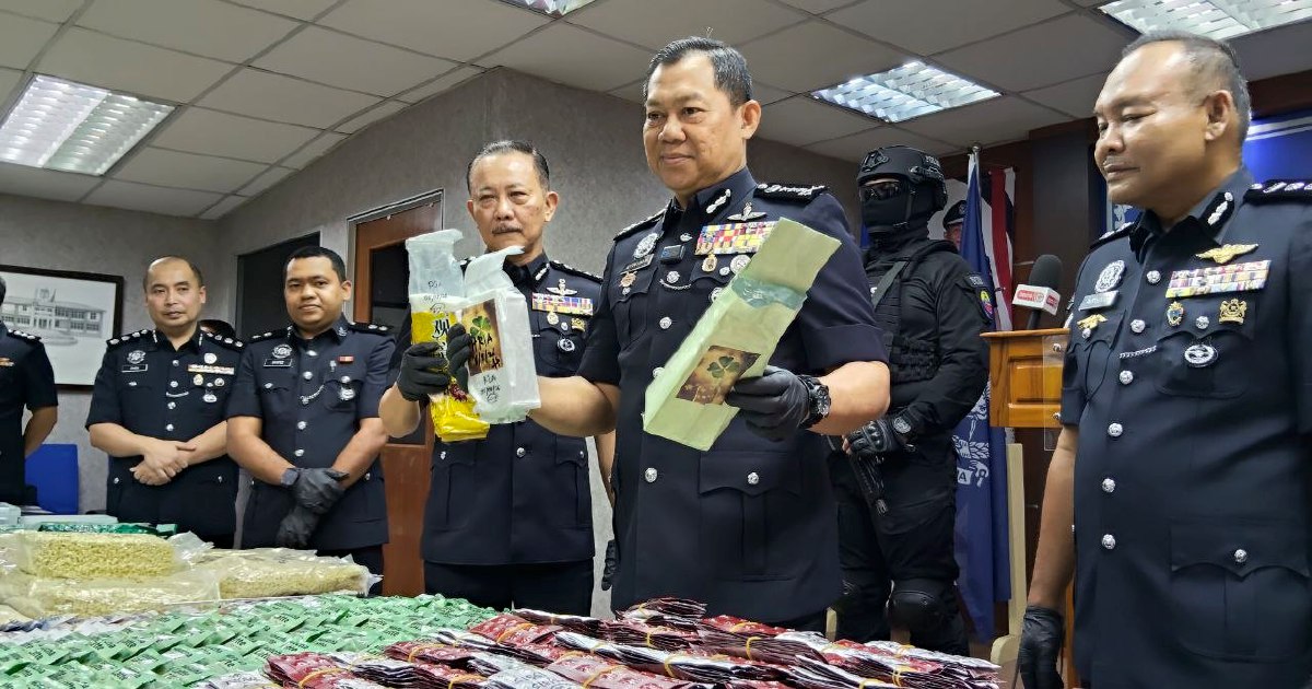Police Dismantle Drug Distribution Network in Masai; RM8.49 Million Haul Seized