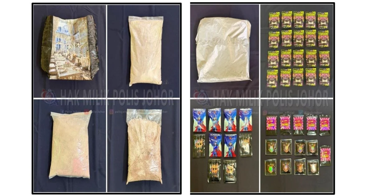 Married Couple Nabbed in RM3.59 Million Drug Seizure in Kulai