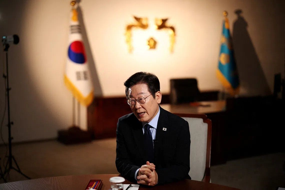 South Korea's Lee Jae Myung backs four-year presidency with re-election option