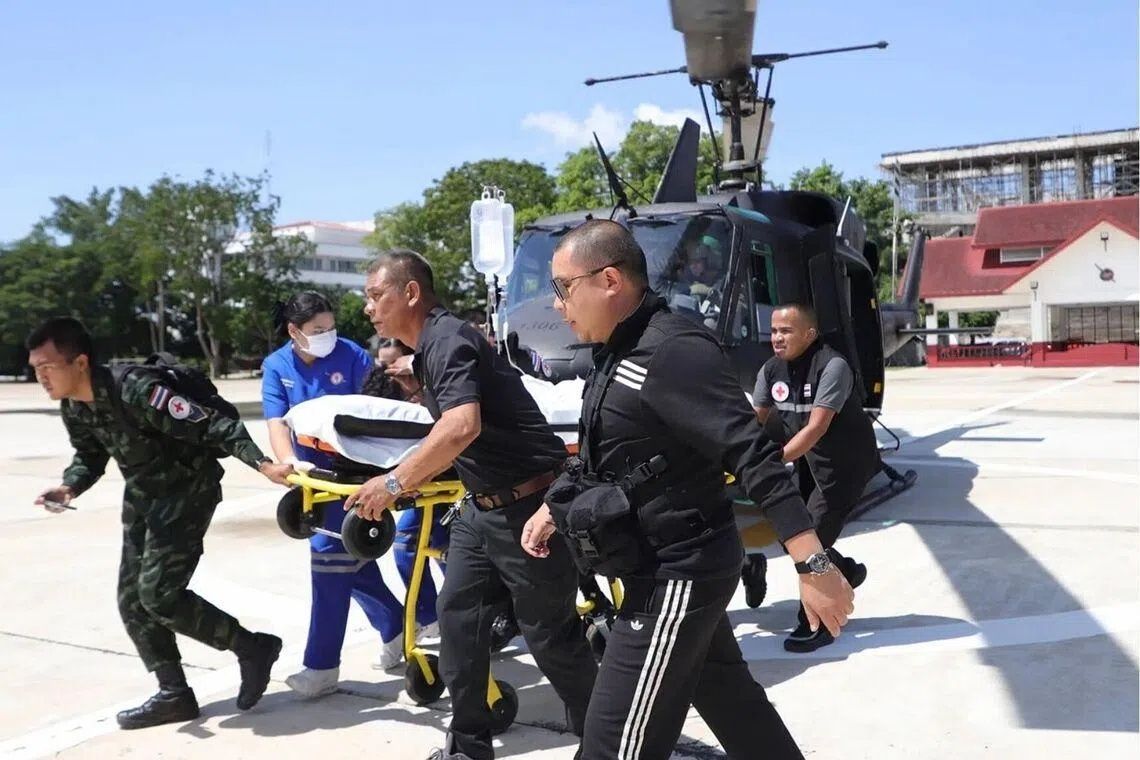 Twin bombings in Thailand's south wound dozen police officers