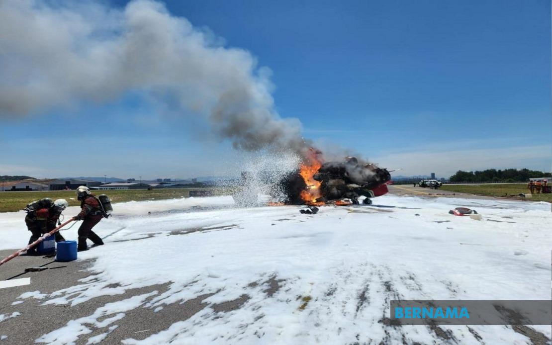 Sultan Abdul Aziz Shah Airport Runway Reopens After Helicopter Fire Incident