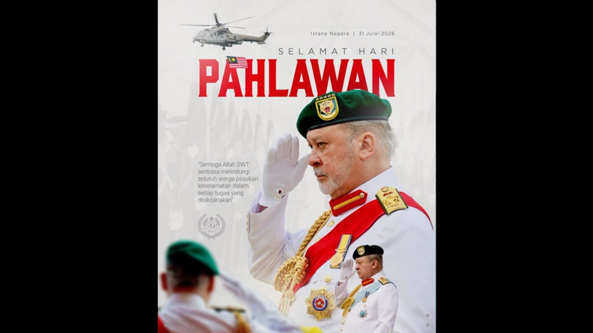 Sultan Ibrahim Sends Warriors' Day Message as Health Issues Force Him to Skip National Parade