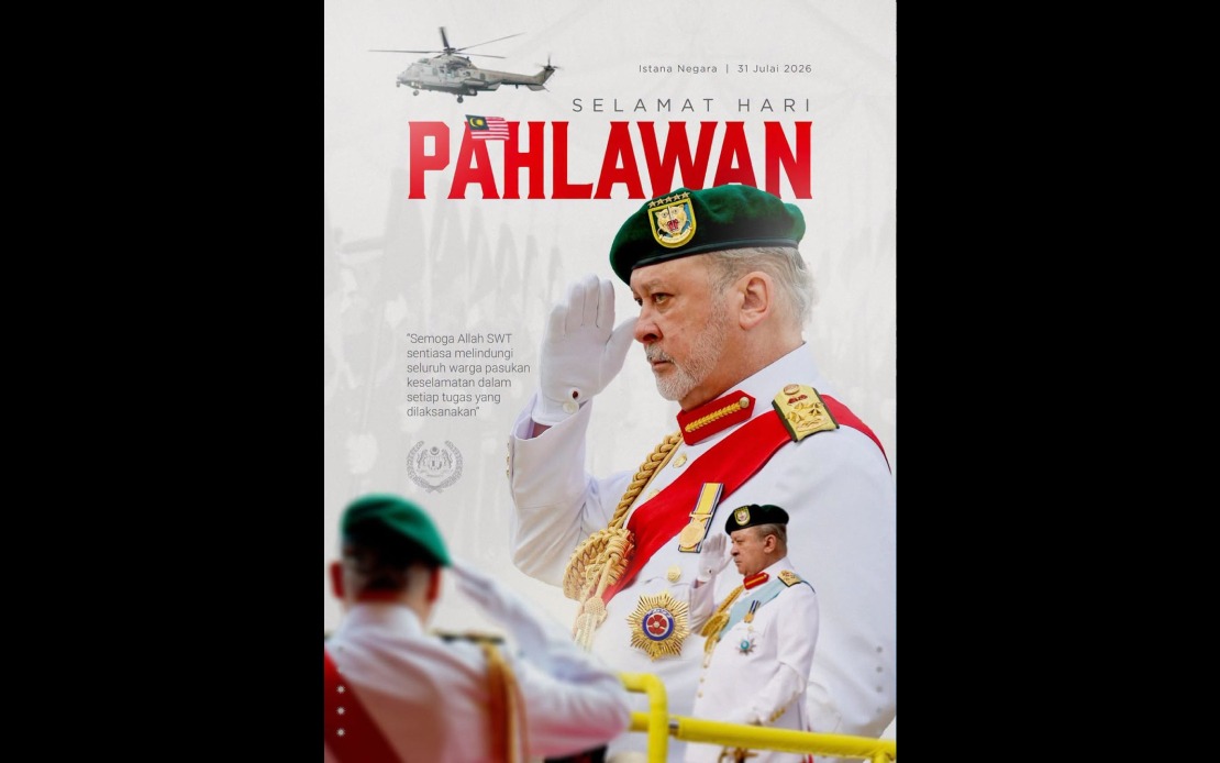 Sultan Ibrahim Sends Warriors' Day Message as Health Issues Force Him to Skip National Parade