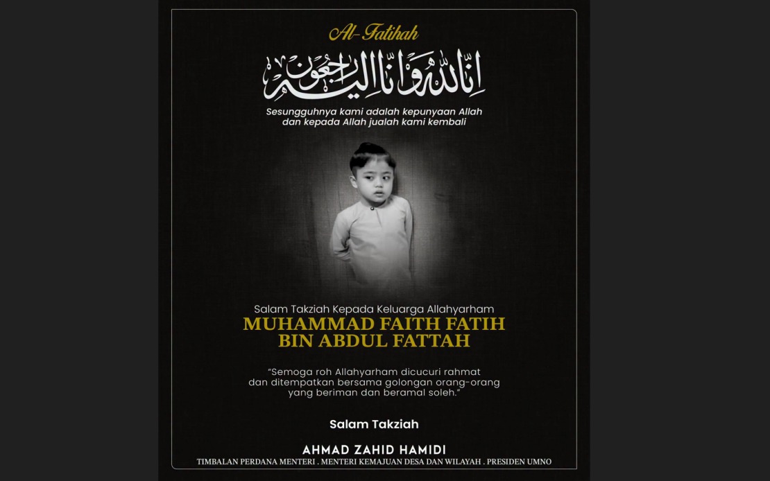 Deputy PM Zahid Offers Condolences Over Death of Six-Year-Old with Autism