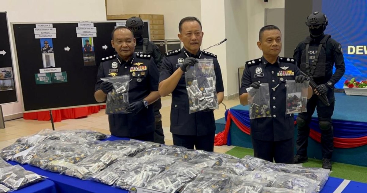 Police smash RM10.68m drug vape syndicate across Johor, arrest seven