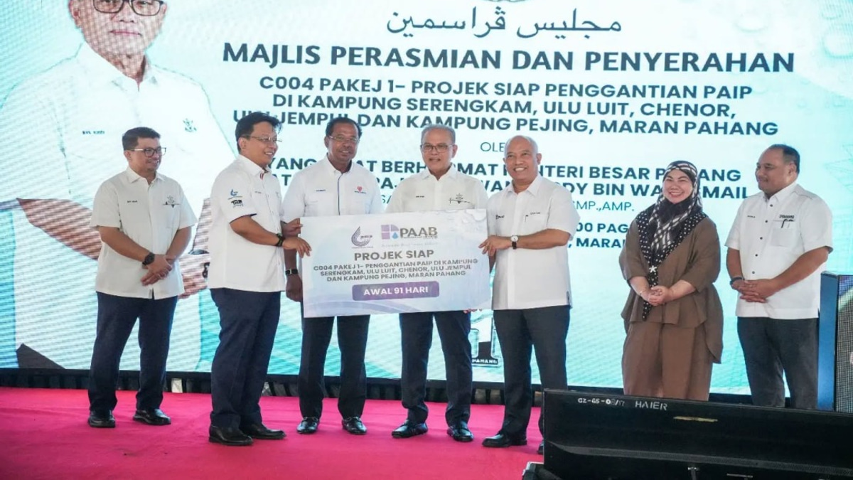 PAAB Delivers RM11.19 Million Water Pipeline Overhaul to End Two Decades of Supply Crisis in Maran