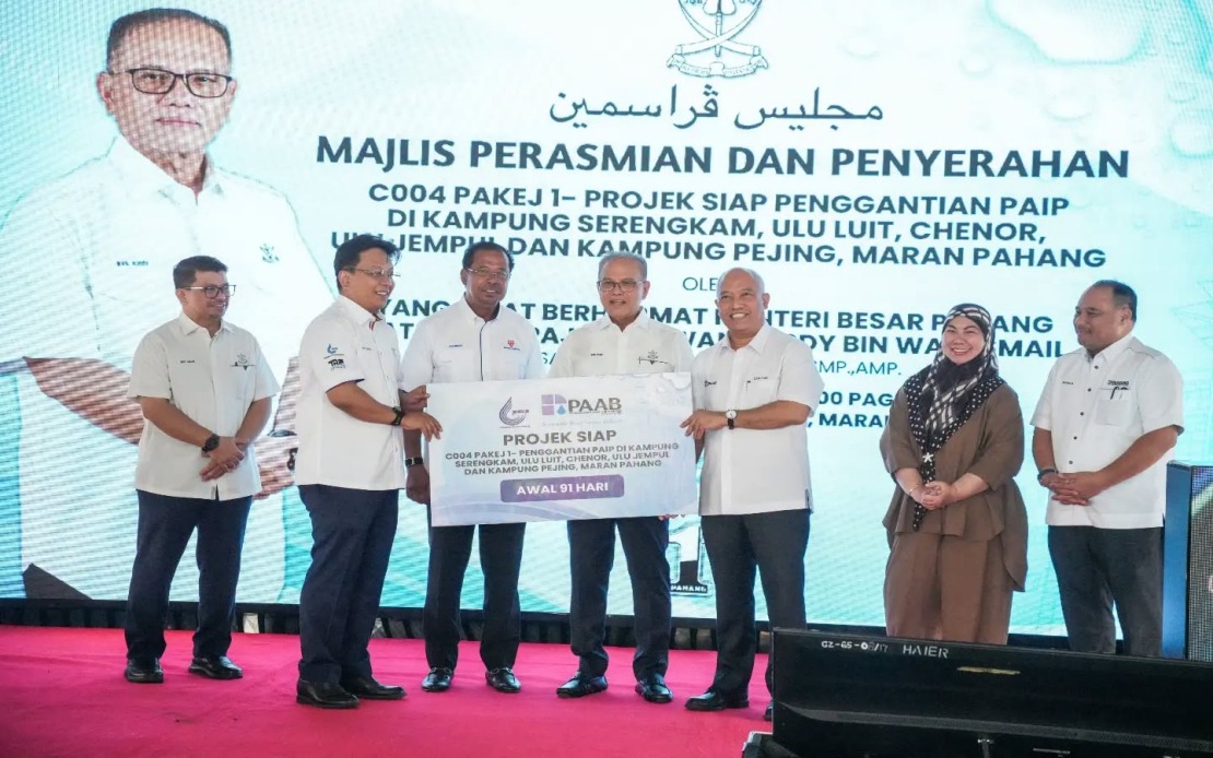 PAAB Delivers RM11.19 Million Water Pipeline Overhaul to End Two Decades of Supply Crisis in Maran