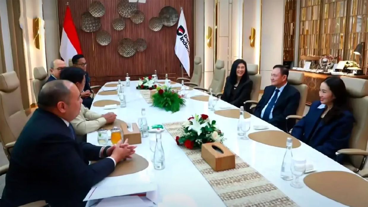 Shinawatra Family Meets Prabowo to Explore Investment Ties Between Thailand and Indonesia