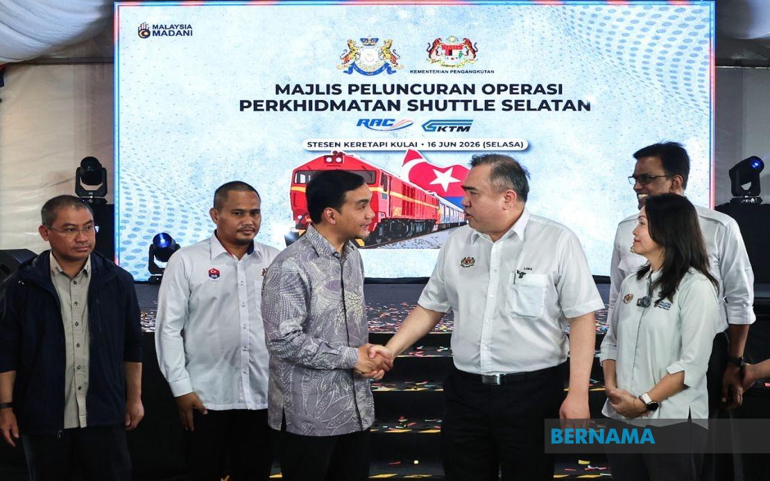 Shuttle Selatan Railway Service Launched to Connect Kulai, JB Sentral and Pasir Gudang
