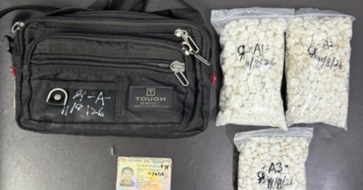 Police Seize Over 1kg of Heroin in Simpang Renggam Drug Bust
