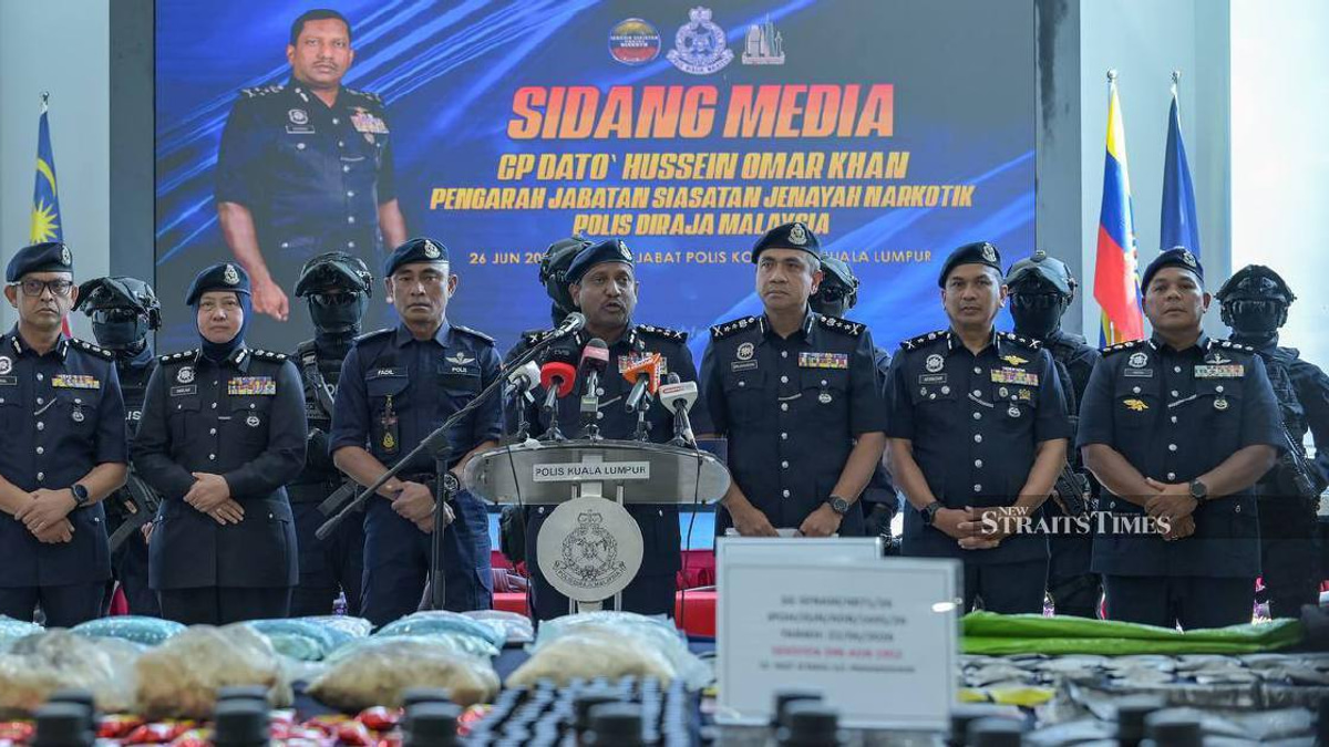 Police Bust Major Drug Syndicate in Cheras: RM135.63 Million in Narcotics Seized