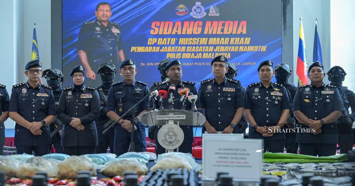 Police Bust Major Drug Syndicate in Cheras: RM135.63 Million in Narcotics Seized