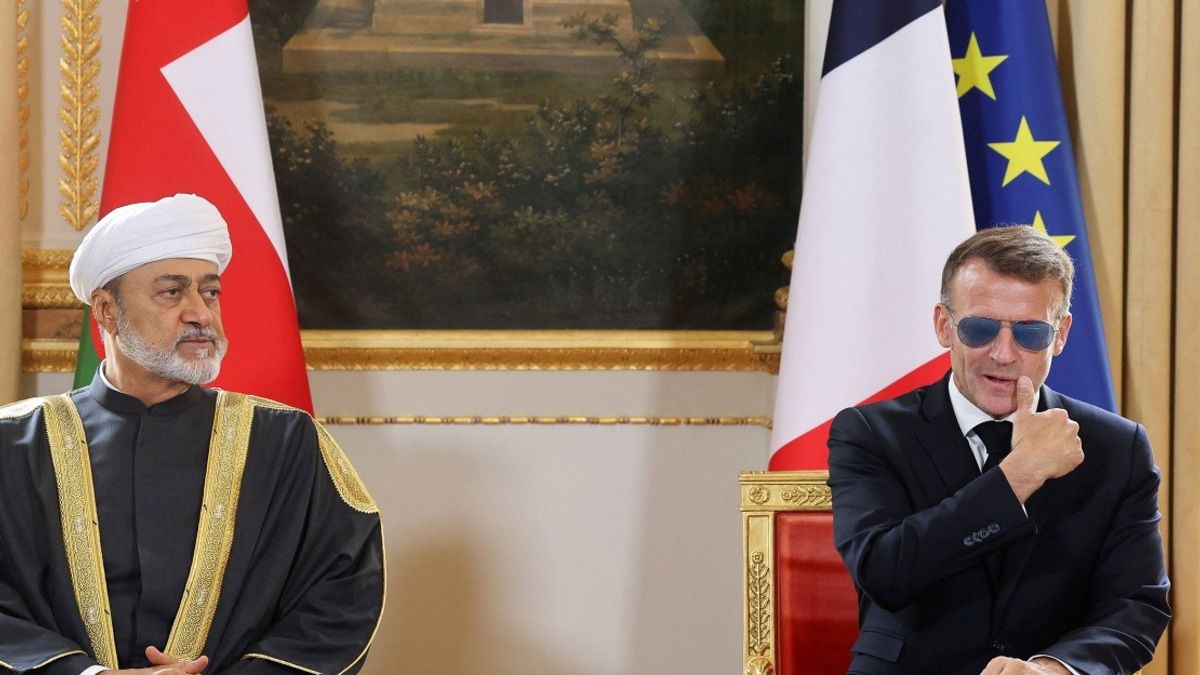 Macron's Aviator Sunglasses Return: Eye Condition Explains French Leader's Stylish Accessory at Oman Meeting