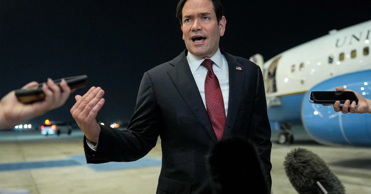 Rubio Flatly Rejects Iran's Proposed Strait of Hormuz Toll Amid Escalating Negotiation Tensions